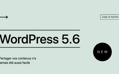 Bienvenue sur WordPress 5.6
