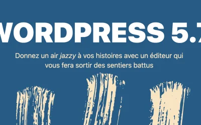 Bienvenue sur WordPress 5.7