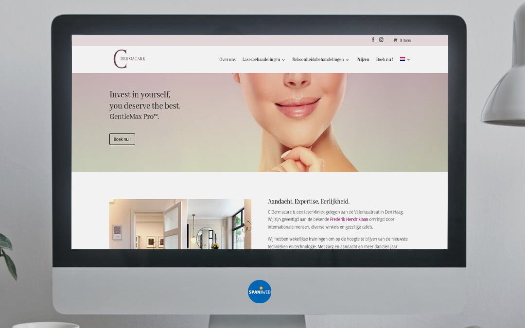 Création site internet « CDermacare »